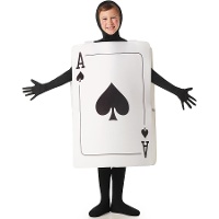 Costume da carta da poker Asso di picche per bambini