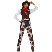 Costume da cowboy occidentale per donna