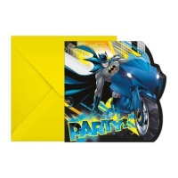 Inviti Batman - 6 pezzi