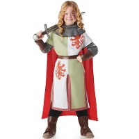 Costume da cavaliere medievale leone per bambini