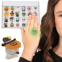 Anello di Halloween con luce assortita - 1 unità