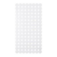 Tappeto doccia antiscivolo 68 x 36 cm in mattoni bianchi