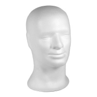 Figura in sughero di una testa di uomo 20 x 31 cm - 1 pz.