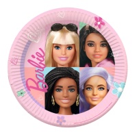 Piatti Barbie Sweet Life 23 cm - 8 pezzi.