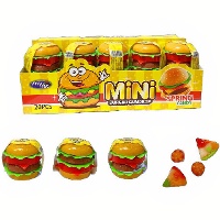 Mini hamburger gommose da 10 g - 20 unità