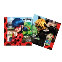 Tovaglioli Ladybug e Chat Noir 16,5 x 16,5 cm - 20 unità