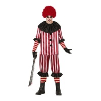 Costume clown malvagio da uomo