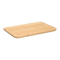 Vassoio rettangolare in bambù 34 x 24 cm per antipasti