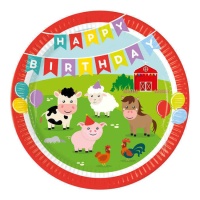Piatti Happy Farm 23 cm - 8 unità