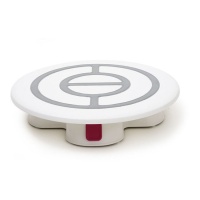 Base girevole con pulsante di arresto - 32 cm - Decora