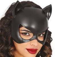 Maschera da gatta nera per donna