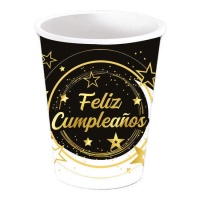 Tazze a stella di buon compleanno - 6 pz.