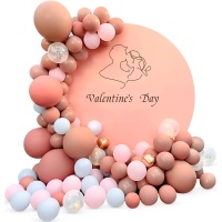Kit di palloncini Vintage per San Valentino - 82 pezzi
