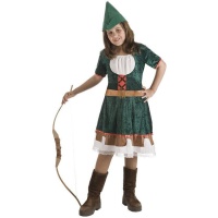 Costume da arciere Robin per bambina