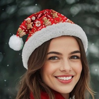 Cappello di Babbo Natale allo zenzero