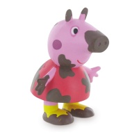 Statuina torta Peppa Pig infangata da 6,5 cm - 1 unità