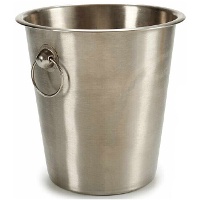 Secchiello in acciaio inox 22 x 20,5 cm