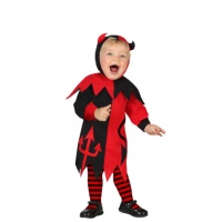 Costume da diavolo rosso per bambina