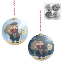 Palline di Natale di Olentzero - 4 pz