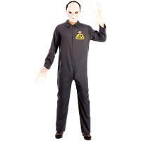 Costume da alieno dell'Area 51 per uomo