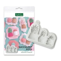 Stampi in silicone per vasi - Katy Sue Mould - 3 caviadi