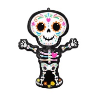 Palloncino sagoma scheletro Catrina da 86 x 66 cm - Anagram