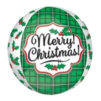 Palloncino orbz Merry Christmas da 38 x 40 cm - Anagram