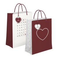 Borsa regalo Love da 26 x 32 cm - 1 unità