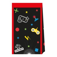 Buste di carta per feste di videogiochi - 4 unità