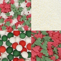 Sprinkles di Natale Tradizionale da 105 g - Wilton