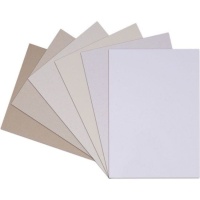 Pack cartoncini lisci Basic Natura da 25,4 x 18 cm - Artis decor - 18 unità