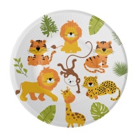 Piatti Happy Jungle 23 cm - 8 pz.