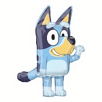 Palloncino gigante a forma di Bluey 1,16 x 0,88 m