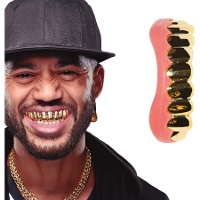 Grill dentali dorati per adulto