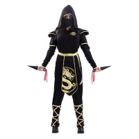 Costume da ninja con maschera da donna