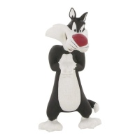 Statuina torta Silvestro Looney Tunes da 8 cm