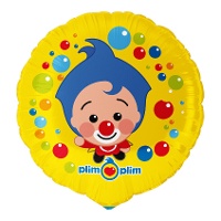 Palloncino a forma di clown Plim Plim da 46 cm