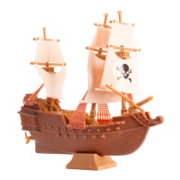 Cake topper nave pirata 12 cm - Dekora