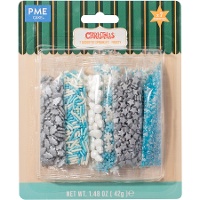 Kit di sprinkle assortiti per gelato 7 varietà - PME - 42 gr