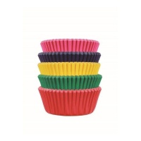 Capsule per mini cupcake Primary Colours - PME - 100 pz.