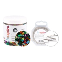 Kit di paillettes e spille assortite - Innspiro