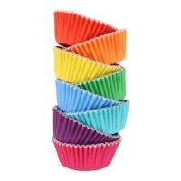 Capsule per cupcake colorate arcobaleno - PME - 100 pz.