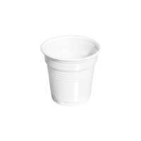 Bicchieri di plastica bianchi da 80 ml - 100 pz.