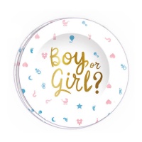 Scatola per palloncini Gender Reveal (cm 60x40x60)