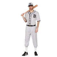 Costume giocatore di baseball da uomo