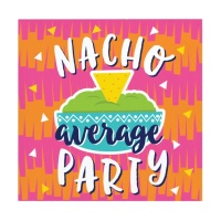 Tovaglioli Nacho messicano da 12,5 x 12,5 cm - 16 unità