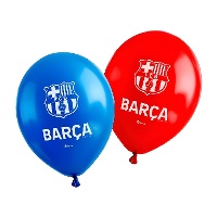 Palloncini in lattice blaugrana FC Barcelona 30 cm - confezione da 6