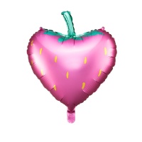 Palloncino cuore di fragola da 51 x 58 cm - Partydeco