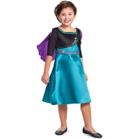 Costume da regina di Frozen Anna II per bambina