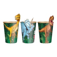 Tazze Dinosauro 270 ml - 6 pezzi.